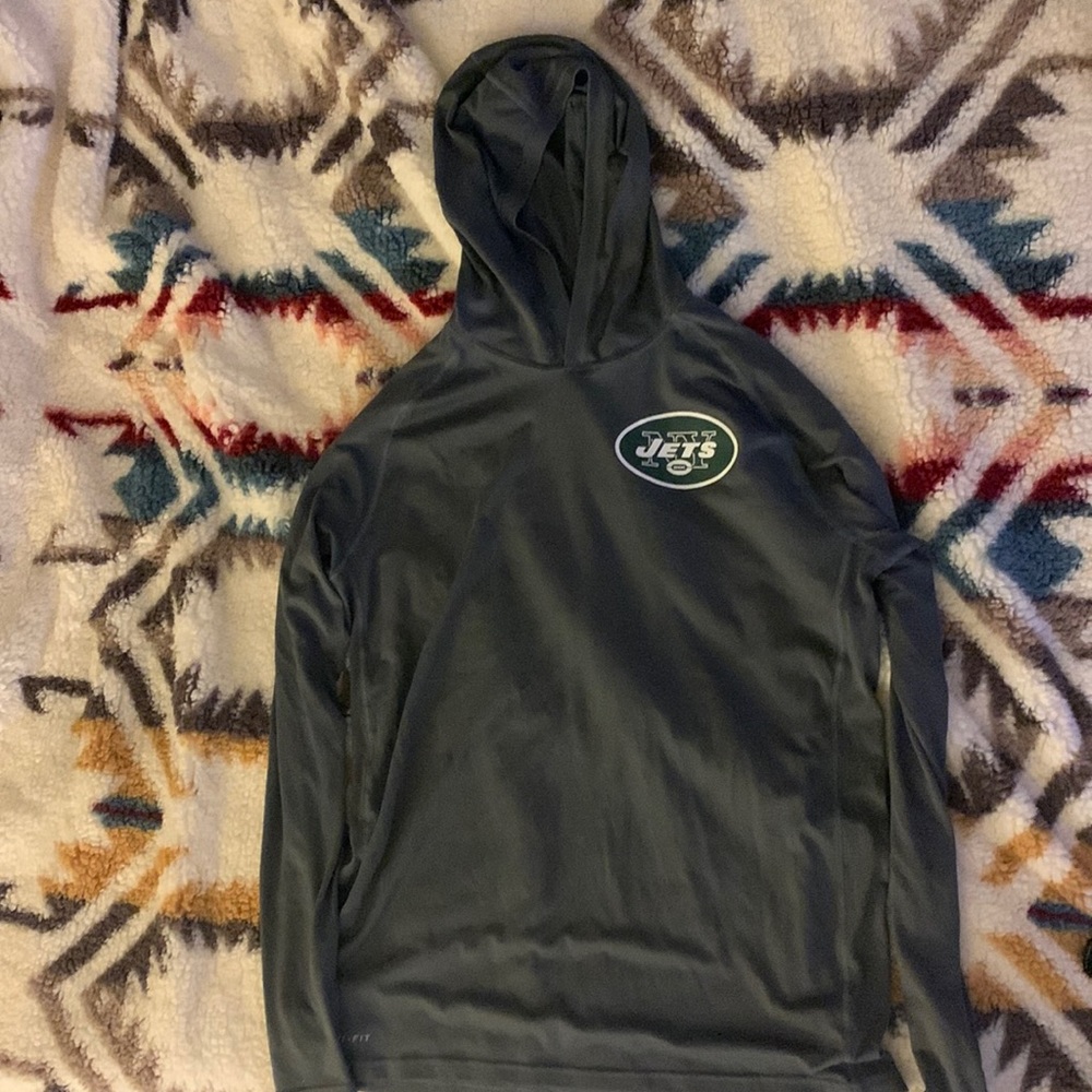 New York Jets hooded shirt